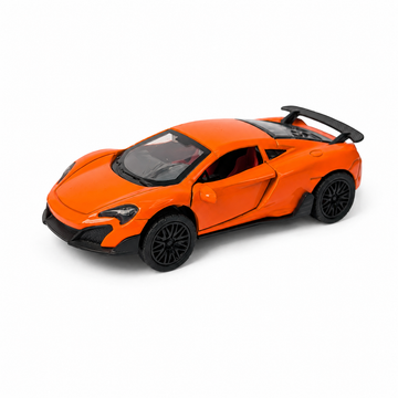 Metal Pushback Sports Car with Music and Blinking